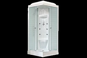 Душевая кабина Royal Bath RB80HP7-WC 80x80 профиль белый/стекло матовое купить в интернет-магазине Sanbest