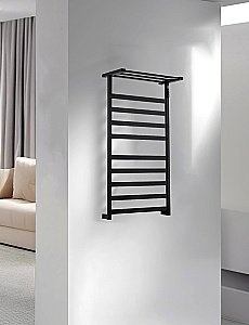 Полотенцесушитель электрический WONZON & WOGHAND FRANKFURT WW-A1029-MB черный матовый купить в интернет-магазине сантехники Sanbest