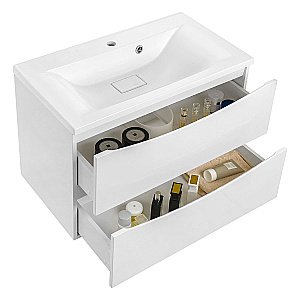 Тумба с раковиной Vincea Mia 800 G.White для ванной в интернет-магазине Sanbest