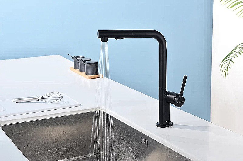 Смеситель для кухни Paulmark Neo Ne214419-AN антрацит купить в интернет-магазине сантехники Sanbest