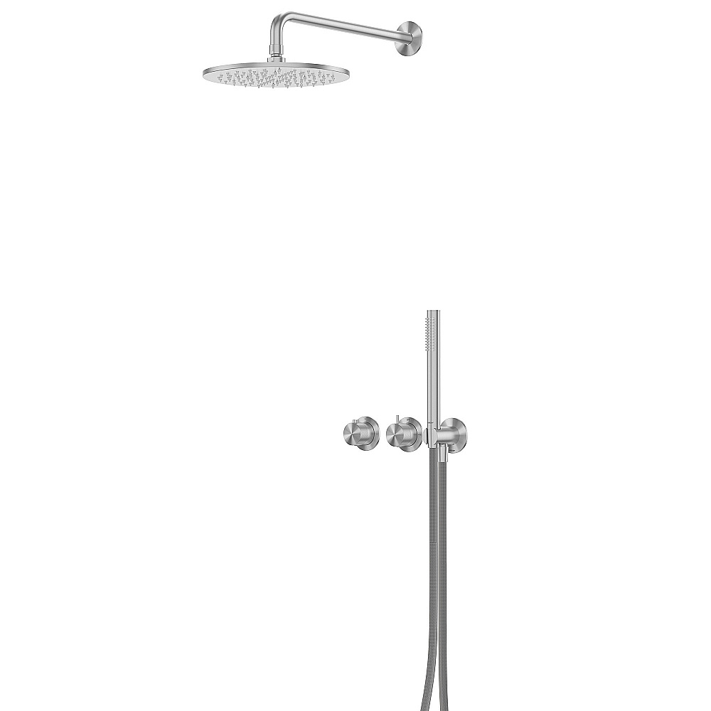 Душевая система Abber Emotion 316 AF8851BST сталь брашированная купить в интернет-магазине сантехники Sanbest