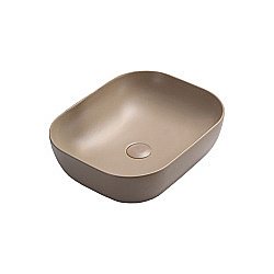 Раковина накладная Vincea 50,5 VBS-101MC капучино матовый купить в интернет-магазине Sanbest