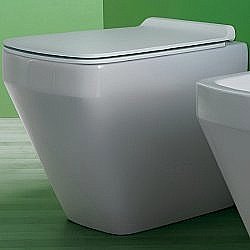 Унитаз приставной SIMAS Baden Baden BB01bi безободковый, белый купить в интернет-магазине Sanbest