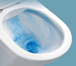 Унитаз подвесной CeramaLux 2198MB черный матовый, безободковый, с крышкой микролифт купить в интернет-магазине Sanbest