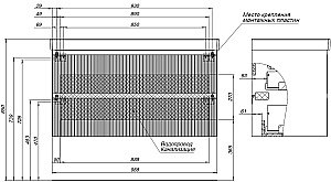 Тумба с раковиной Aquanet Альтера 337157 100 белый матовый для ванной в интернет-магазине Sanbest