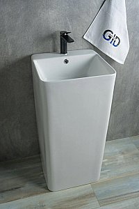 Раковина напольная Gid Autonomo 42 Nb148 81117 белая купить в интернет-магазине Sanbest