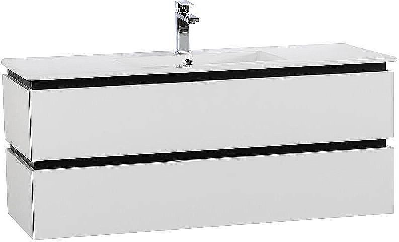 Тумба с раковиной Cezares Plane 120 белая для ванной в интернет-магазине Sanbest