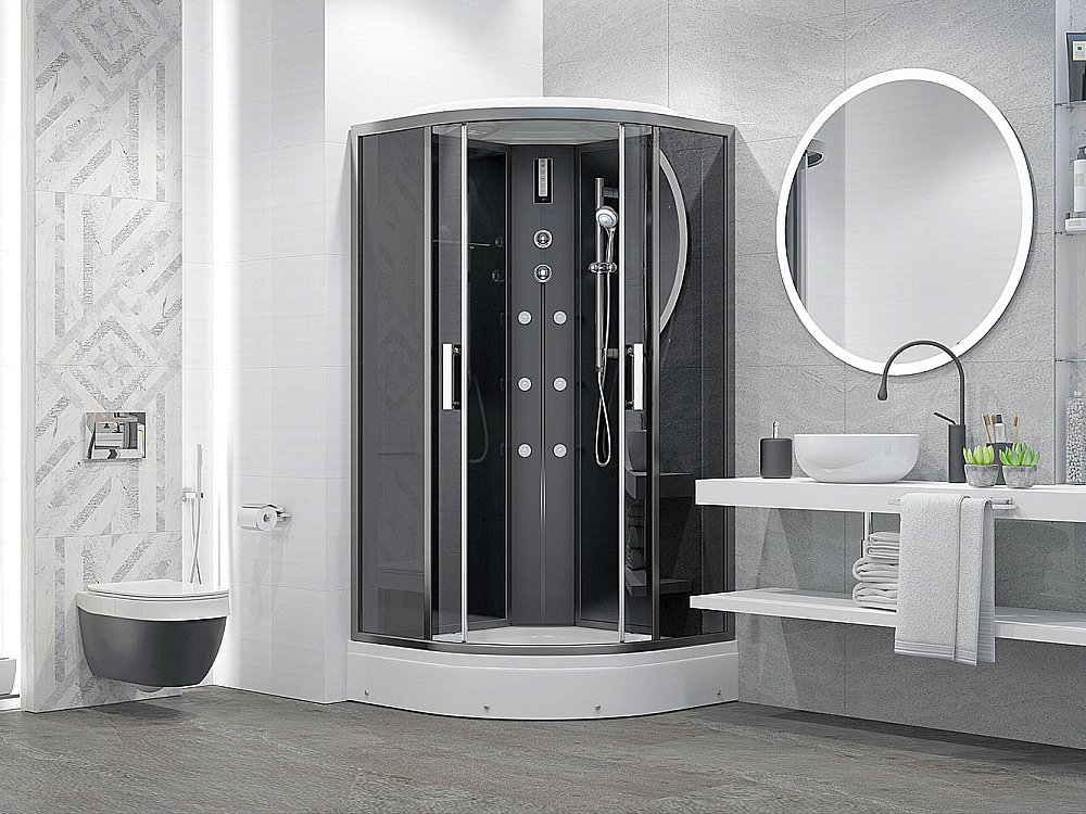 Душевая кабина Erlit Eclipse ER571026-C24-RUS 100х100 купить в интернет-магазине Sanbest