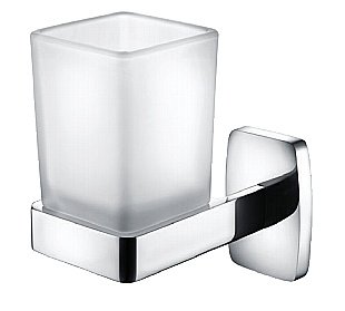 Стакан для зубных щеток CeramaLux Cube 12602 хром купить в интернет-магазине сантехники Sanbest