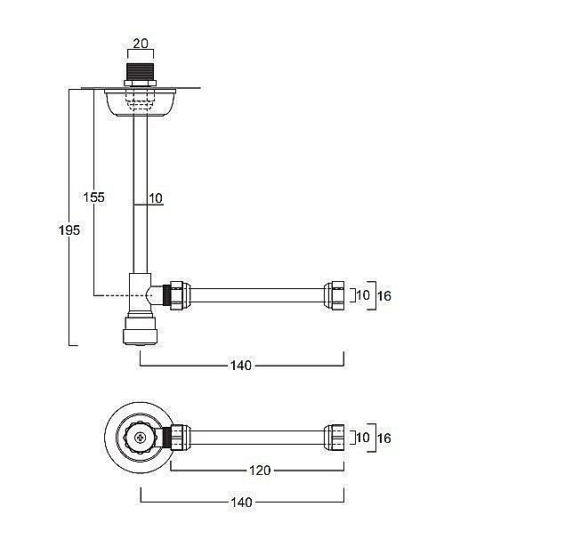 Угловой кран Simas Accessori 120006oro золото купить в интернет-магазине сантехники Sanbest
