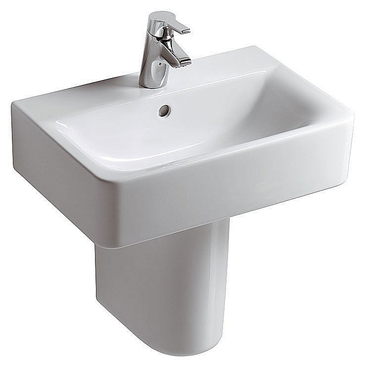 Раковина на полупьедестале Ideal Standard Connect 55 E788601 белая купить в интернет-магазине Sanbest