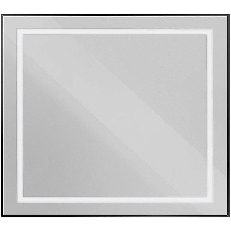 Зеркало BelBagno Kraft SPC-KRAFT-900-800-SENS-NERO черный в ванную от интернет-магазине сантехники Sanbest