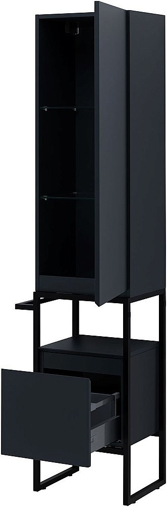 Пенал Allen Brau PRIORITY 40 антрацит матовый для ванной в интернет-магазине сантехники Sanbest