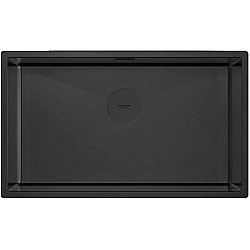 Кухонная мойка Paulmark Next 74 PM217444-MBN черная матовая купить в интернет-магазине сантехники Sanbest