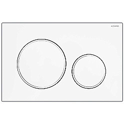 Кнопка для инсталляции Azario NEW AZ-017.01 белая купить в интернет-магазине сантехники Sanbest