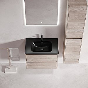 Тумба с раковиной Sancos Libra 70 LB70EG дуб галифакс натуральный для ванной в интернет-магазине Sanbest