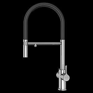 Смеситель для кухни Elghansa 56F5511 хром/черный купить в интернет-магазине сантехники Sanbest