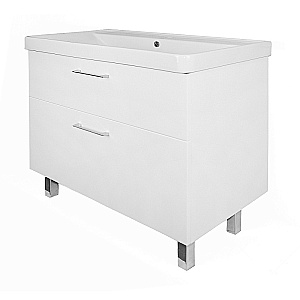 Тумба с раковиной Azario Ника 90Н CS00089956 белая для ванной в интернет-магазине Sanbest