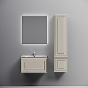 Тумба с раковиной Sancos Very 70 VR70CE бежевая матовая для ванной в интернет-магазине Sanbest