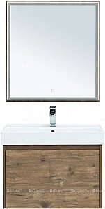Зеркало LED Aquanet Nova Lite 249513 75 дуб рустикальный в ванную от интернет-магазине сантехники Sanbest