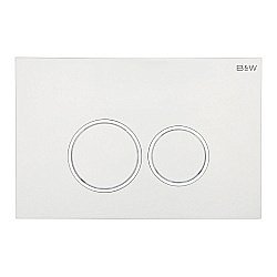 Кнопка для инсталляции Black&White Universe WPI-09511 белая глянцевая купить в интернет-магазине сантехники Sanbest