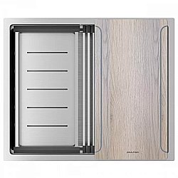 Кухонная мойка Paulmark NEXT-MULTI SINK 58 PM785845-BS нержавеющая сталь купить в интернет-магазине сантехники Sanbest
