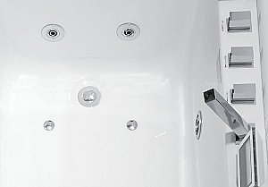 Ванна акриловая Gemy Enjoy Yourself G9066-II O 171х86 белая с гидромассажем купить в интернет-магазине Sanbest