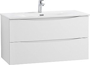 Тумба с раковиной BelBagno MARINO-CER-N-900-2C-SO-BO-P Bianco Opaco для ванной в интернет-магазине Sanbest