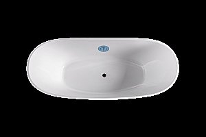 Ванна из искусственного камня Marmo Bagno Верона 168х77 MB-VR170-80 белая купить в интернет-магазине Sanbest