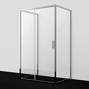 Душевой уголок WasserKRAFT Main 41S 41S21 120х90 профиль серебристый/стекло прозрачное купить в интернет-магазине Sanbest