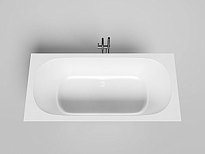 Ванна Salini Ornella AXIS KIT S-Stone 190х90 103522M белая матовая купить в интернет-магазине Sanbest