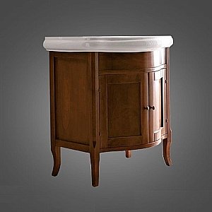 Тумба с раковиной Kerasan Retro 735140 69 орех с 3 отверстиями для ванной в интернет-магазине Sanbest