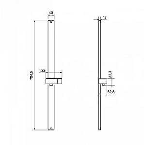Душевая штанга Iddis Optima Home OPH70C0i17 хром купить в интернет-магазине сантехники Sanbest