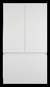 Шкаф подвесной с Б/К Misty Амур 60 Э-Ам08060-012Бк белый для ванной в интернет-магазине сантехники Sanbest