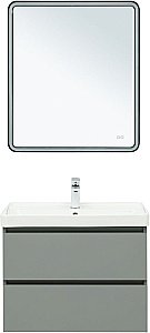 Тумба с раковиной Aquanet Вега 2.0 337960/301804 70 мисти грин для ванной в интернет-магазине Sanbest