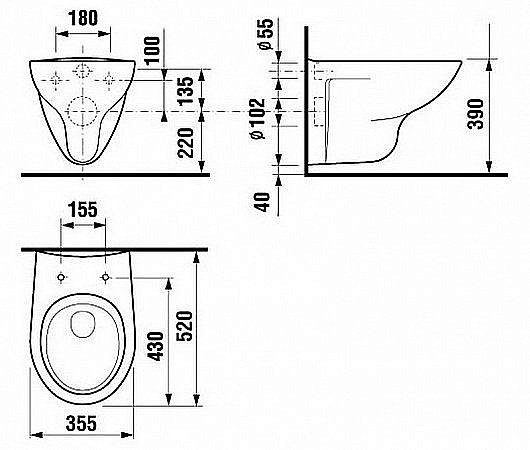 Унитаз подвесной Roca Mateo 893100010 с инсталляцией, с крышкой микролифт купить в интернет-магазине Sanbest