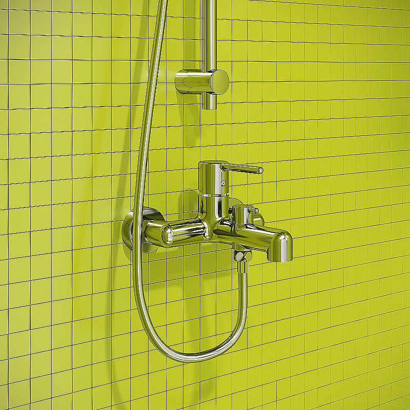 Смеситель для ванны Iddis Aiger AIGSB00i02WA хром купить в интернет-магазине сантехники Sanbest