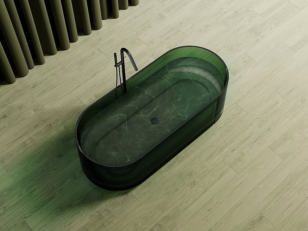 Ванна Abber 170х75 AT9708Emerald зеленая купить в интернет-магазине Sanbest