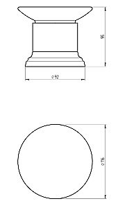 Мыльница настольная Migliore MIRELLA 17159 бронза купить в интернет-магазине сантехники Sanbest