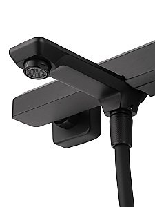 Смеситель для ванны с душем WONZON & WOGHAND DIAMOND, Черный матовый (WW-88639011-MB) купить в интернет-магазине сантехники Sanbest