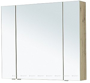 Зеркальный шкаф Aquanet Алвита New 277545 100 Дуб веллингтон купить в интернет-магазине сантехники Sanbest