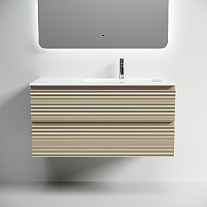 Тумба с раковиной Sancos FOLK FL100RCP/CN7015 100 капучино для ванной в интернет-магазине Sanbest