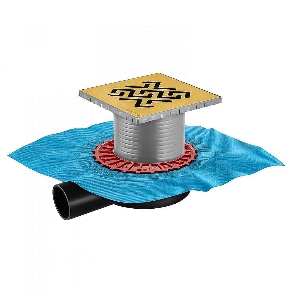 Душевой трап BERGES ZENTRUM Antik 094365 бронза купить в интернет-магазине Sanbest