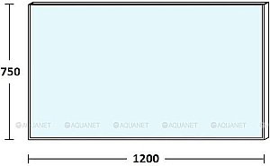 Зеркало LED De Aqua СИТИ 188592 120x75 в ванную от интернет-магазине сантехники Sanbest