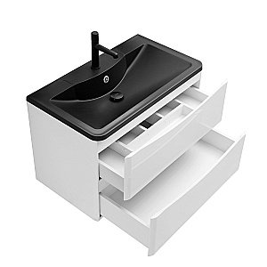 Тумба с раковиной BelBagno ACQUA 100 подвесная Bianco Lucido для ванной в интернет-магазине Sanbest