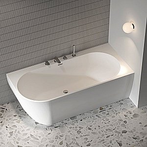 Ванна акриловая Ravak FREEDOM Corner R/L 170x80 слив-перелив хром купить в интернет-магазине Sanbest