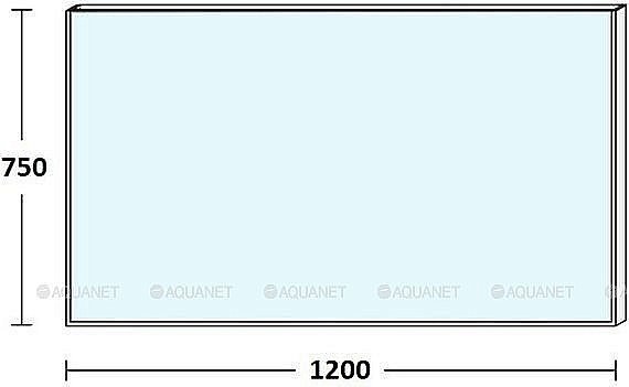 Зеркало LED De Aqua СИТИ 188592 120x75 в ванную от интернет-магазине сантехники Sanbest