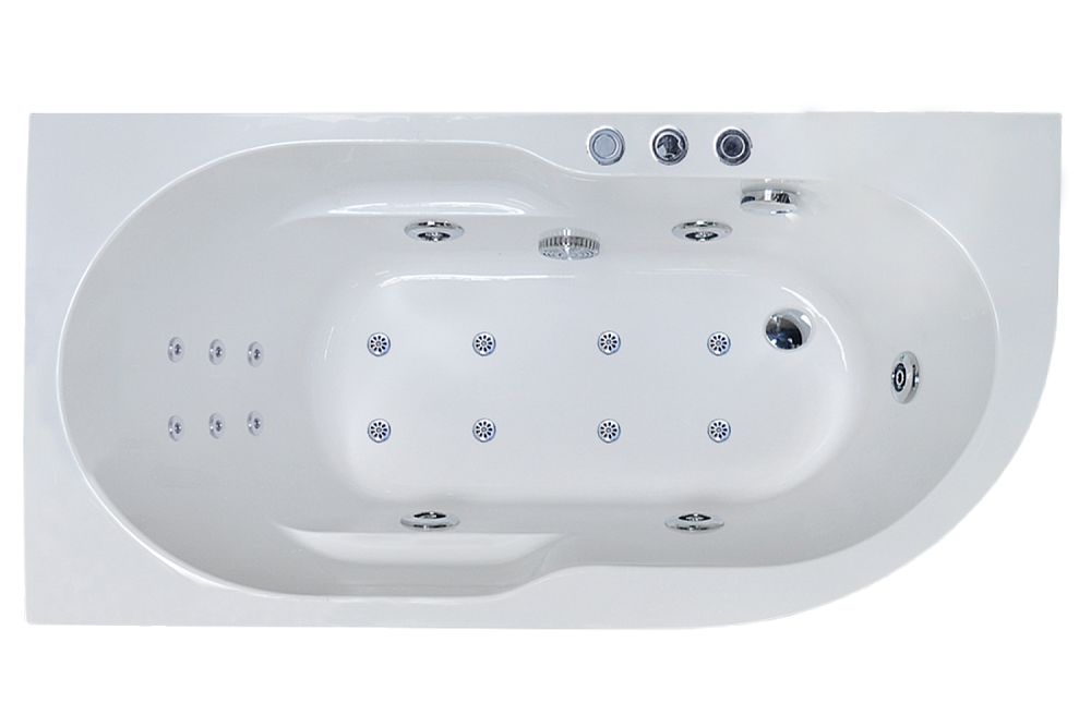 Гидромассажная ванна Royal Bath Azur De Luxe 140x80 купить в интернет-магазине Sanbest