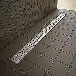 Душевая плита с длинной стороны Radaway 109х89 с решеткой Flowers для плитки толщиной 5-7 мм купить в интернет-магазине сантехники Sanbest