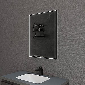 Зеркало ESBANO ES-3803HDB 60 черный матовый в ванную от интернет-магазине сантехники Sanbest